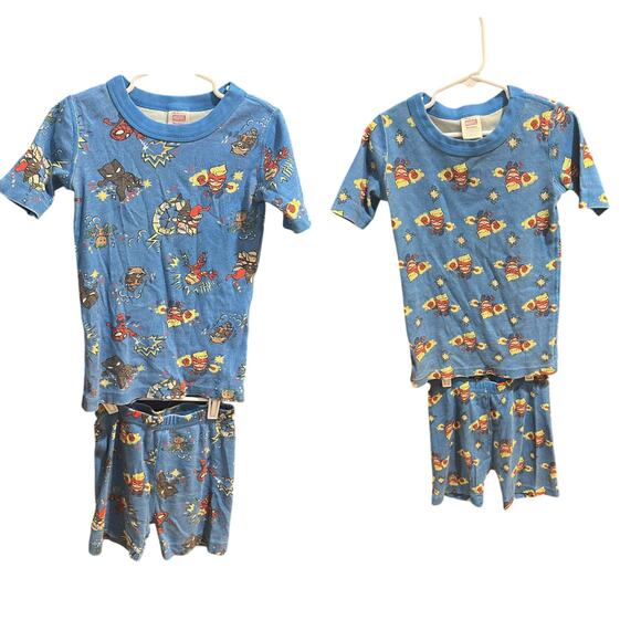 Hanna Andersson Short Johns Unisex Marvel 100% Organic Cotton Size 120cm 6-7Y - Picture 1 of 9